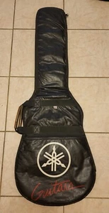 Yamaha Gigbag schwarz Leder gepolstert 46" Vintage - Bild 1 von 10
