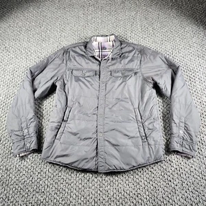 Prana Jacket Mens M Medium Reversible Plaid Lightweight Insulated Puffer  - Picture 1 of 13