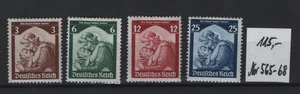 GERMANY D. REICH 1935 SAAR ISSUE SET OF 4 MH STAMPS MICHEL No 565-68 - Picture 1 of 1