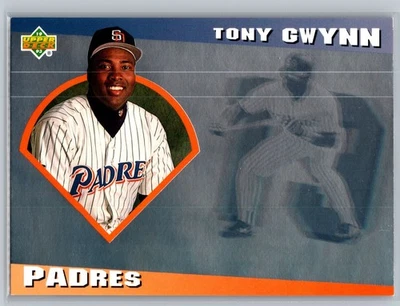 1993 Upper Deck Diamond Gallery #17 Tony Gwynn - Image 1 of 2