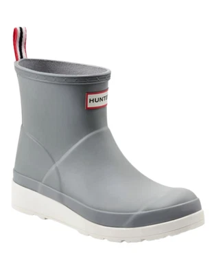Hunter Women Rain Boots Short Original Play Waterproof Gray Size 9 - Image 1 of 4
