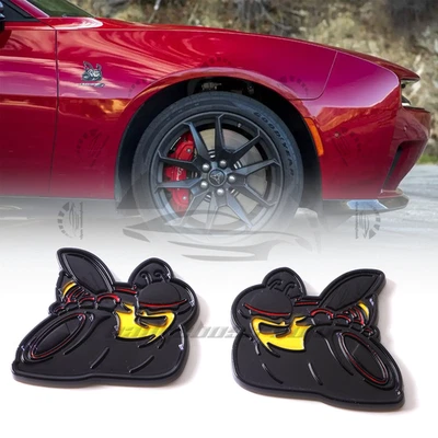 2Pack For Charger Scat Pack Fender Emblem Nameplate Badge 68567543AA Foto 1 de 3