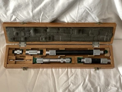 Mitutoyo Inside Micrometer 139-178 IMJ-20”W In Original Wood Box - Image 1 of 4