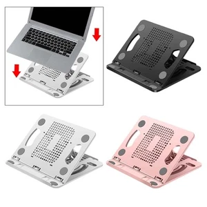 Laptop Stand, Laptop Riser Base Folding Ventilated Cooling Portable Lightweight - Afbeelding 1 van 20
