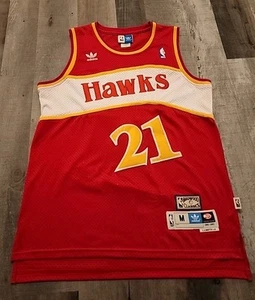 Atlanta Hawks Dominique Wilkins Jersey Adidas Sz MEDIUM+2 - Bild 1 von 7