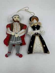 Queen Elizabeth und Henry VIII hängende Ornamente - Bild 1 von 7