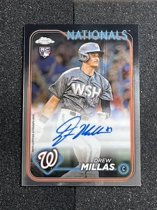 2024 Topps Chrome Rookie Autographs Drew Millas Auto #RA-DM - Picture 1 of 2