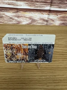 NYCTA METROCARD THEN AND NOW EXPIRES 1999 USED CONDITION - Picture 1 of 1