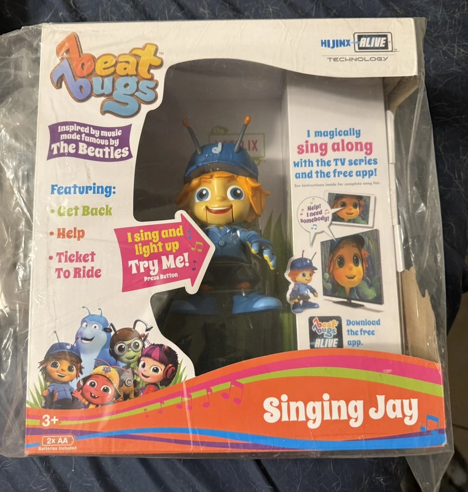 FIGURA BEAT BUGS CANTANDO JAY JUGUETE NUEVO Foto 1 de 1