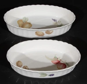 Mikasa Maxima Belle Terre Oval Baking Dishes (2) 12 " & 10" - Picture 1 of 10