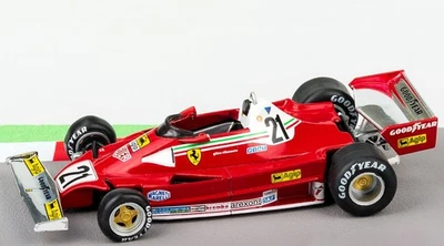 Ferrari 312T2 Gilles Villeneuve 1977 Scala 1:43 Modellino Formula1 Blister Nuovo - Immagine 1 di 4