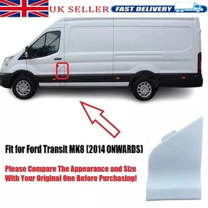 For Ford Transit MK8 Fuel Door Gas Cap Hatch Cover Trim Panel White UK - Picture 1 of 6
