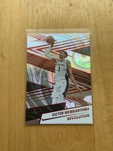 VICTOR WEMBANYAMA 2024 REVOLUTION RED SWIRL - SPURS - Picture 1 of 2