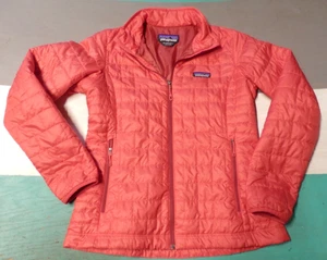 Patagonia Red Nano Puff Quilted Insulated Full Zip Jacket Women's Medium - Bild 1 von 3