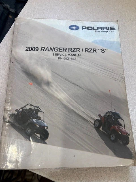 Manual de servicio de fábrica OEM Polaris Ranger RZR RZR S 9921883 2009 buen estado Foto 1 de 1