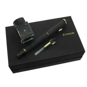 SAILOR Ebonite Sculpture Fountain Pen Yokaze Nib 21K B - Picture 1 of 9