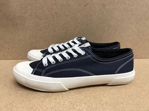 Sandro Paris Hombre Azul Marino Tela Tenis Zapatos con Cordones \talla US 8 EUR 41 - Imagen 1 de 11