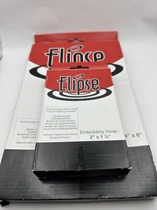 Lot of 2 Elipse embroidery hoops 4 by 6 and 2 by 2.5 - Picture 1 of 6