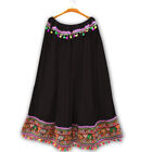 Women Skirt Boho Gypsy Kutchi Embroidered Long Skirt Traditional Chaniya Lehanga