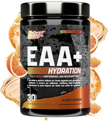 Nutrex Research EAA+ BCAAs Hidratación Sangre Naranja Polvo para Recuperación Muscular Foto 1 de 4