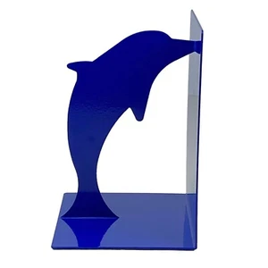 Blue Dolphin Bookend Metal 6-inch - Bild 1 von 3