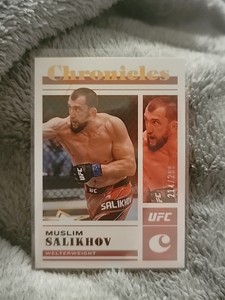 Muslim Salikhov 2023 Panini Chronicles UFC Bronze 214/299 