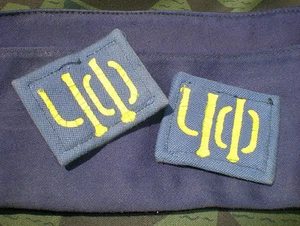 Bulgarian Army NAVY Black Sea Fleet Shoulder Pieces Patches 2 pcs. - Picture 1 of 3