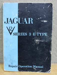 Jaguar V12 Series 3 E-Type Repair Operation Manual E.165 Issue 1 1971 - Bild 1 von 10