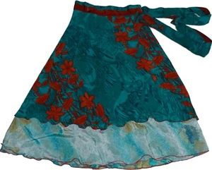 36 inches Plus Size waist Sari Wrap multiwear Skirts - pack of 10 pcs - Picture 1 of 6