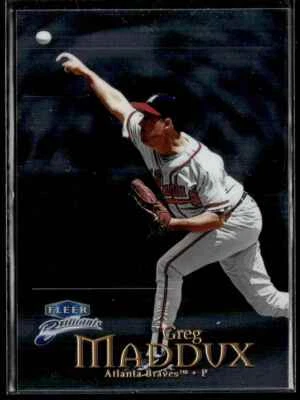 1999 Fleer Brilliants Greg Maddux Atlanta Braves #95 - Image 1 of 2