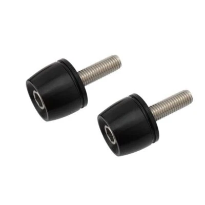 Contrappesi Stabilizzatori Manubrio Nero per BMW R nineT Scrambler Urban 14-21 - Immagine 1 di 4