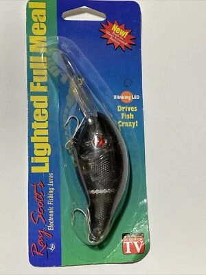 Comida completa iluminada electrónica vintage Ray Scott's negra/negro Foto 1 de 2