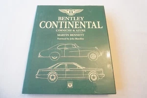 Libro Bentley Continental Corniche & Azur 2006 Martin Bennett en muy buena condición - Imagen 1 de 13