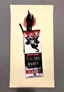 Black Rebel Motorcycle Club : Moscow 2008 Poster - N/100 Signed by Hero Design - Picture 1 of 10
