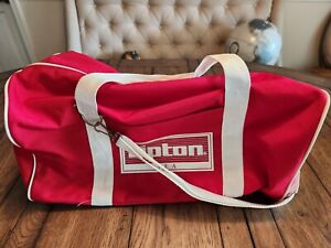 Lipton Ice Tea Vintage Red Duffel Gym Travel Drink 1980s 90s Luggage Bag
