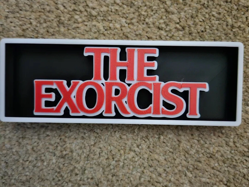 The Exorcist Collectors Sign Display Quality Fast Free Shipping - Image 1 of 1