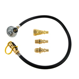 1LB Quick Connect Propane Hose Regulator Adapter Fitting for Gas Grills Stove - Picture 1 of 10