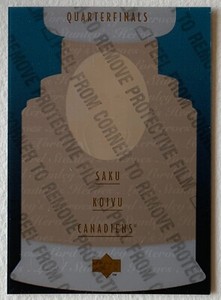 1996-97 Upper Deck Lord Stanley's Heroes Quarterfinals /5000 Saku Koivu #LS20