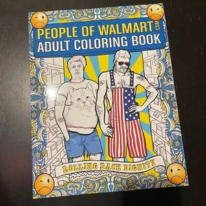 PEOPLE OF WALMART ADULT COLORING BOOK (New) - Picture 1 of 2