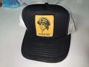 PITTSBURGH PIRATES LOGO VINTAGE TRUCKERS HAT BASEBALL CAP funkap - Picture 1 of 17