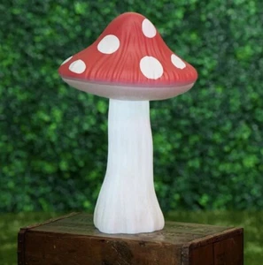 EXKLUSIVES CRACKERFASS rot gepunktet Pilz Blasform 18" batteriebetrieben - Bild 1 von 1