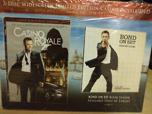 James Bond 007 Casino Royale Limited Edition Target Exclusive DVD & On Set Book 