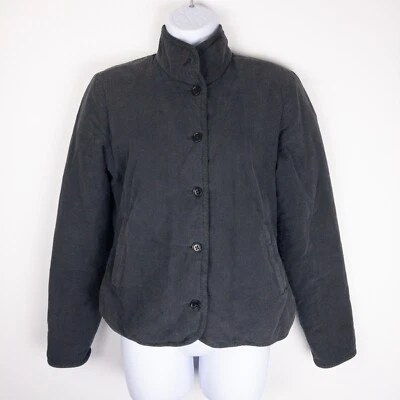 Standard James Perse Button Up Jacket Womens Size 2 Gray 100% Cotton - Image 1 of 4
