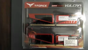 Team T-FORCE VULCAN 16GB (2 x 8GB) DDR4 3000 (PC4-24000) Desktop Memory - Picture 1 of 3