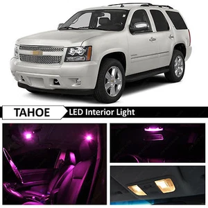 Pink Interior LED Lights Package kit for 2007-2014 Chevy Tahoe - Picture 1 of 7