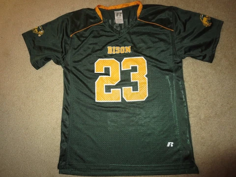North Dakota State Bison #23 NCAA Football Jersey Youth LG 14-16 children Cover