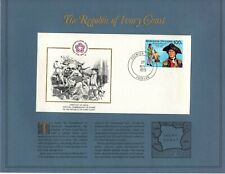 1976 American Revolution Bicentennial First Day Cover w/COA: Ivory Coast