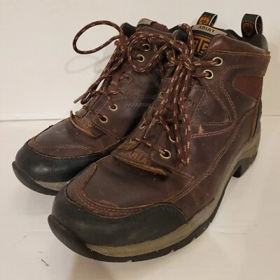 ARIAT BOOTS Women's Size 9B Terrain Cordovan ATS Brown Leather Hiking 10004138 - Image 1 of 4