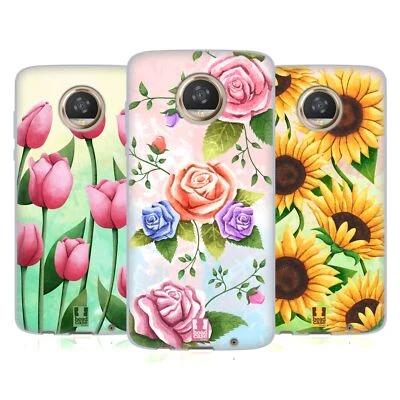 HEAD CASE DESIGNS ORGANIC FLORALS SOFT GEL CASE FOR MOTOROLA PHONES - Image 1 of 4