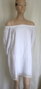 Lilly Pulitzer Adira Dress Resort White #25150 Fringe Accents Sz L NEW WITH TAGS - Picture 1 of 7